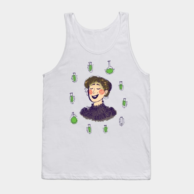 Marie Curie Tank Top by Ancsi